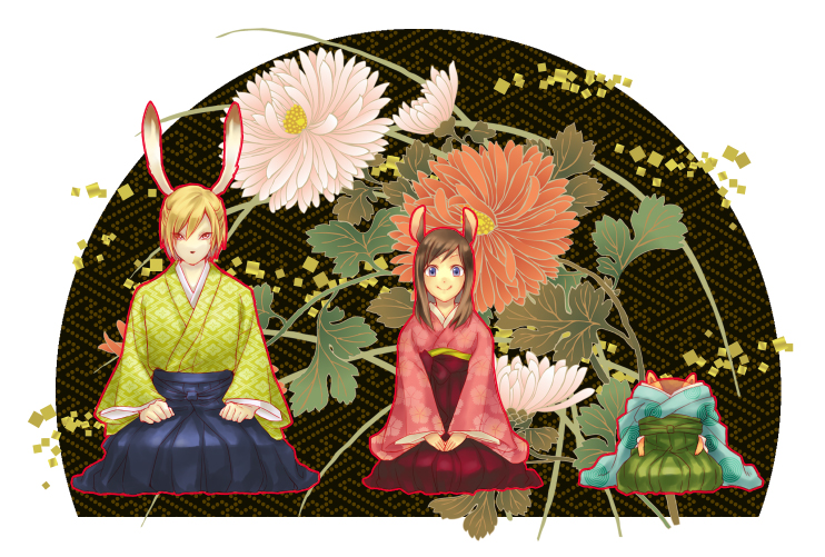 king kazma and shinohara natsuki (summer wars) drawn by reishi