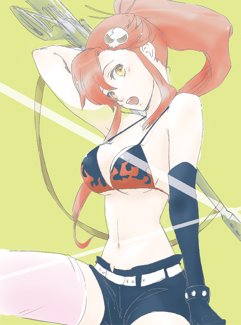 yoko littner (tengen toppa gurren lagann) drawn by junnari
