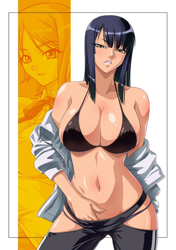 nami and nico robin (one piece) drawn by kagami_hirotaka