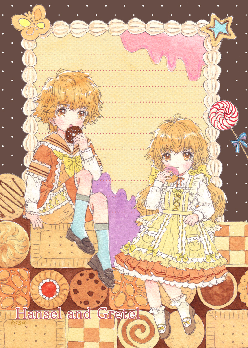 gretel and hansel (hansel and gretel) drawn by hisakata_(hisa_nn)