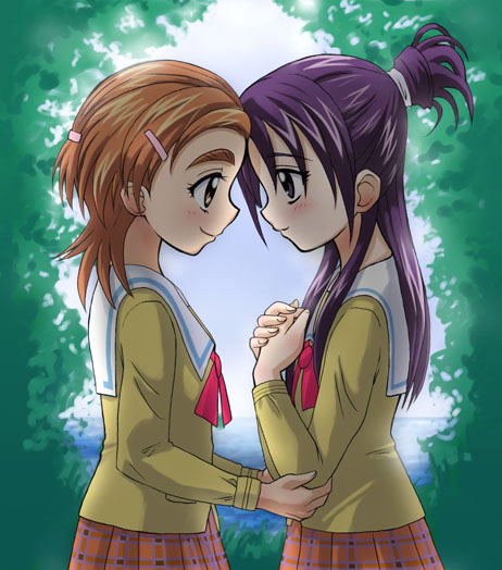 hyuuga saki and mishou mai (precure and 1 more)