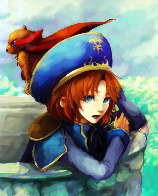 mukumuku and sasarai (gensou suikoden and 1 more) drawn by meche