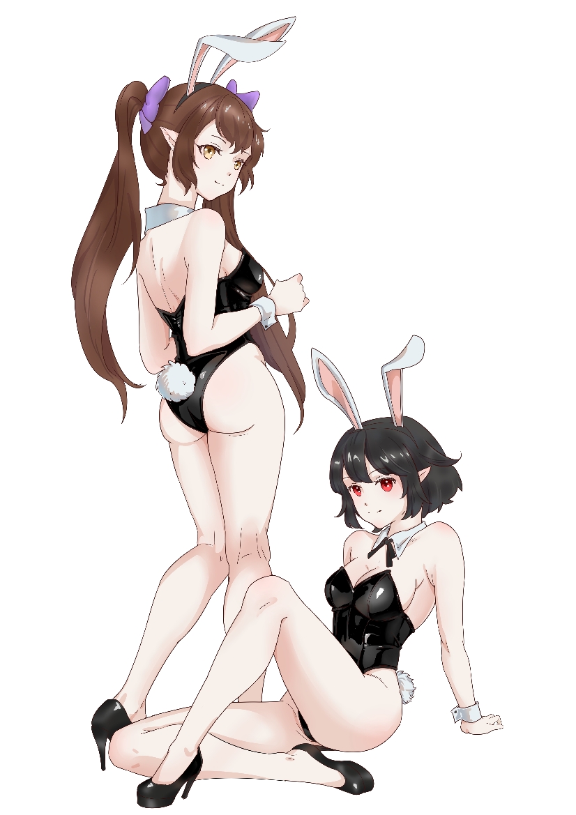 shameimaru aya and himekaidou hatate (touhou) drawn by tiannin84255931