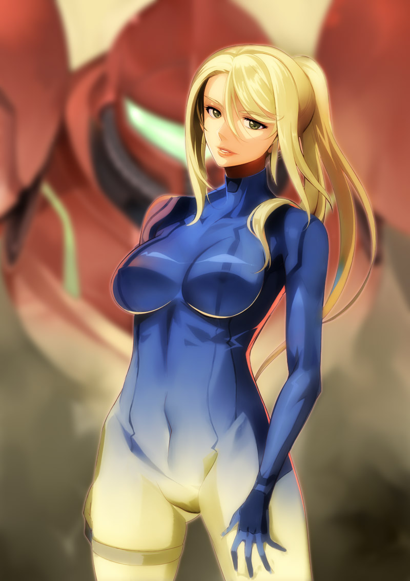 samus aran (metroid) drawn by miyo_(13th_floor)