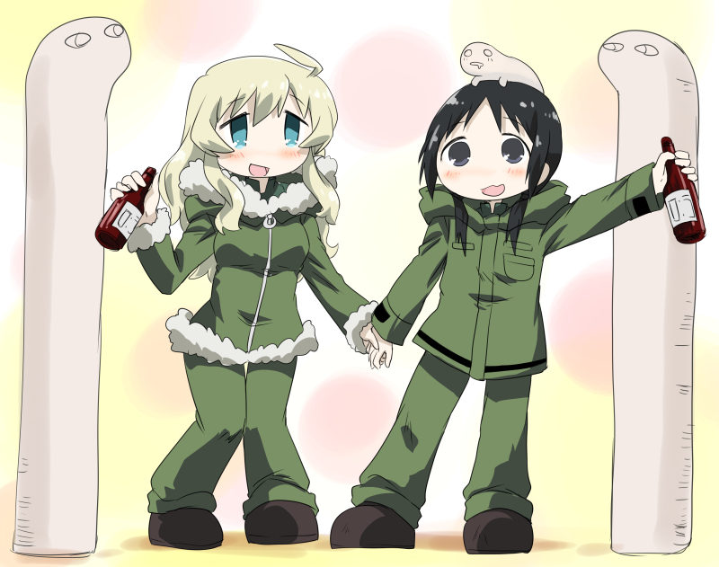 chito, yuuri, and nuko (shoujo shuumatsu ryokou) drawn by mukaibi_aoi