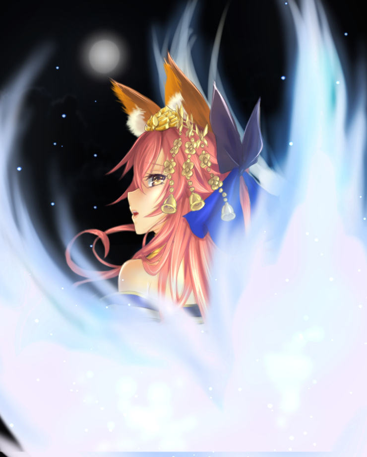 tamamo and tamamo no mae (fate and 2 more) drawn by pyuu_(the_last_assassins)