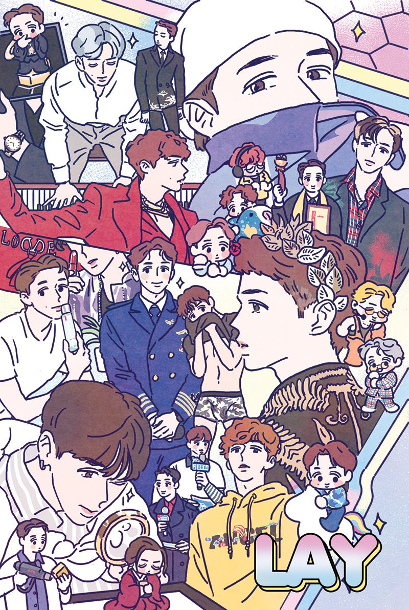 lay (real life and 1 more) drawn by langmanpanda