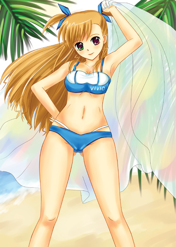 vivio (lyrical nanoha and 2 more) drawn by firia_nana