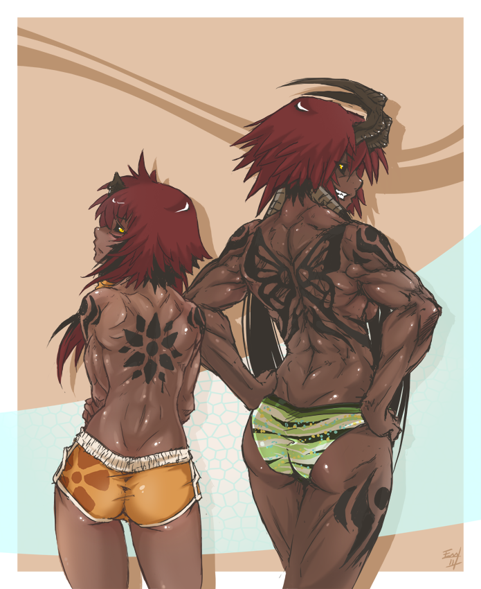 hannah and alexi (original) drawn by hushabye