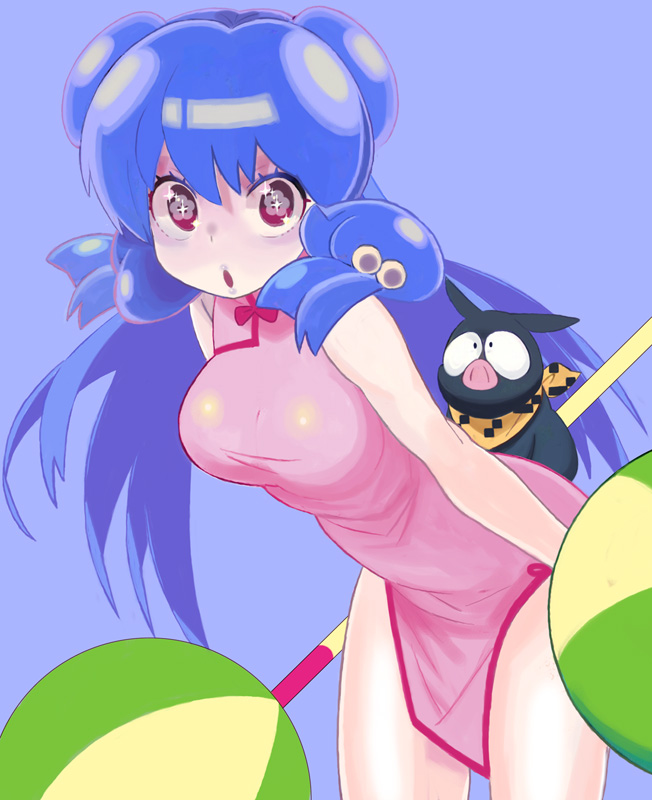 shampoo and p-chan (ranma 1/2) drawn by yuuki_(irodo_rhythm)