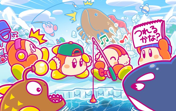 waddle dee, reporter waddle dee, blipper, assistant waddle dee, camera waddle dee, and 6 more (kirby)