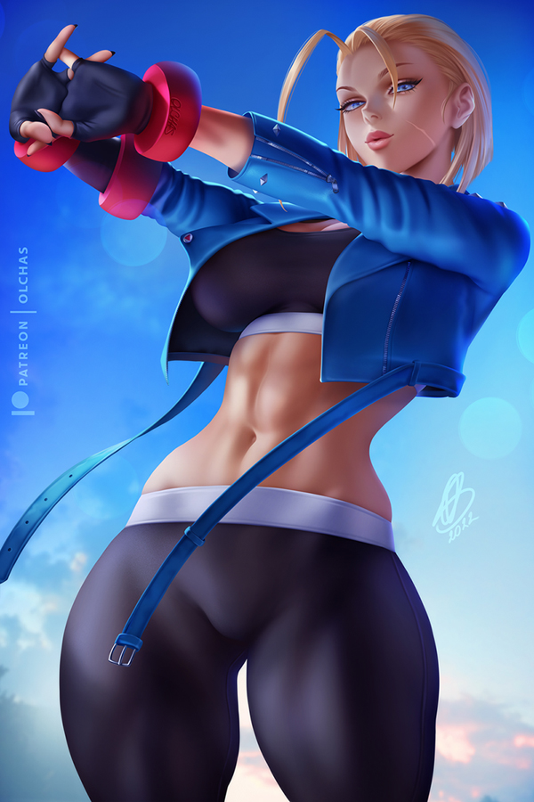cammy white (street fighter and 1 more) drawn by olchas