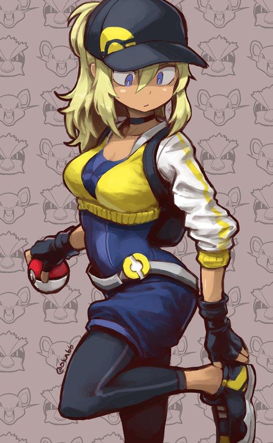 female protagonist, pidgey, and rattata (pokemon and 1 more) drawn by mizuno_(okn66)