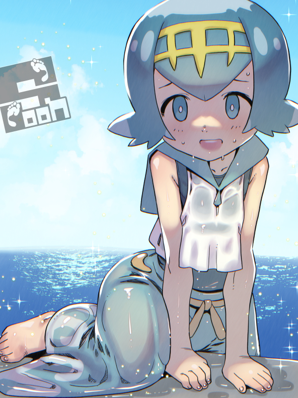 lana (pokemon and 1 more) drawn by soon_(c-u-soon)
