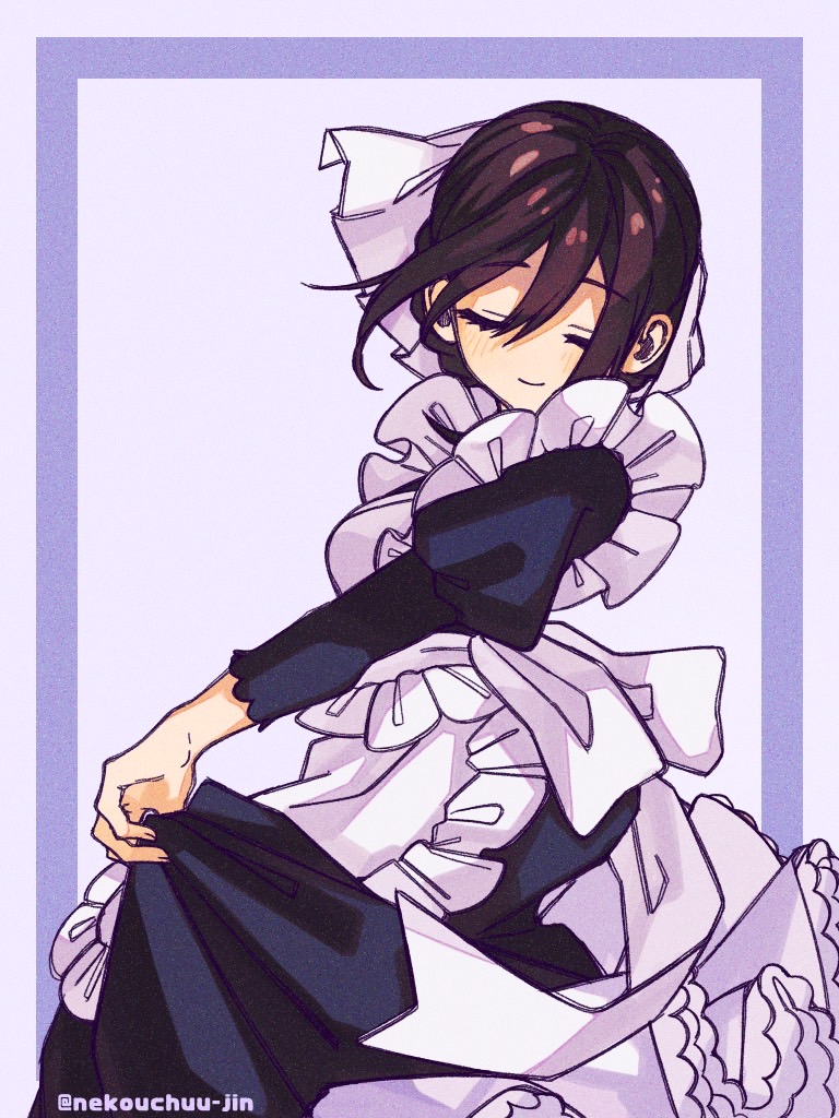 meido mei (kimi no koto ga dai dai dai dai daisuki na 100-nin no kanojo) drawn by nekouchuu_jin