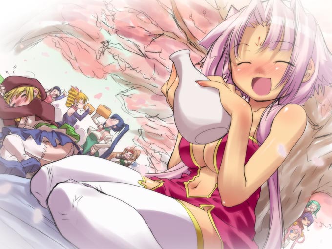 kan'u, sonken, sonshoukou, shokatsuryou, sousou, and 4 more (koihime musou)