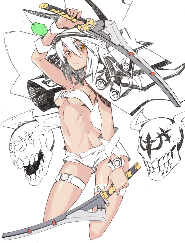ramlethal valentine and lucifero (guilty gear and 1 more) drawn by nayutarou_(nyt_kag)