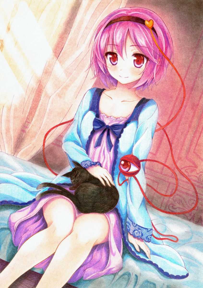 komeiji satori and kaenbyou rin (touhou) drawn by kittona