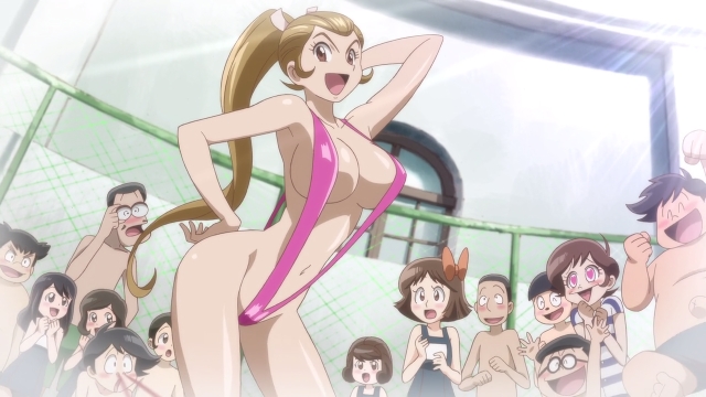 fudou harumi, supokon, tobacchiri-sensei, chiiko-sensei, renkonman, and 2 more (dororon enma-kun)