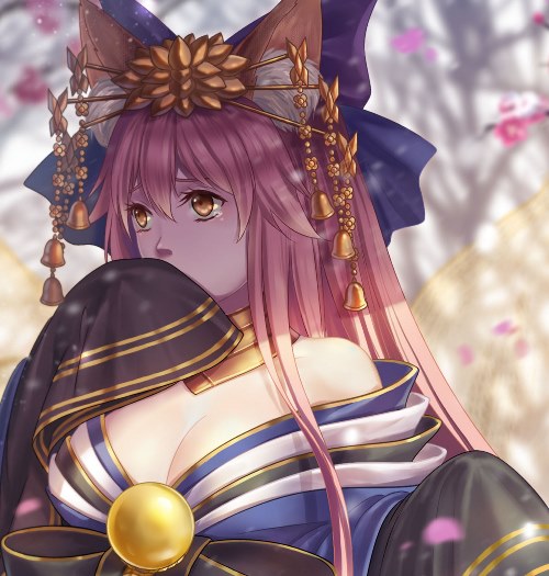 tamamo and tamamo no mae (fate and 2 more) drawn by elsa_(g557744)