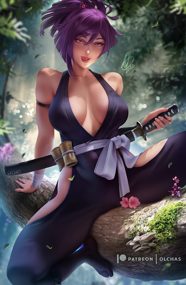 yuzuriha (jigokuraku) drawn by olchas