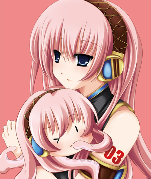 megurine luka and takoluka (vocaloid) drawn by itou_chiriko