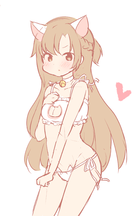 asuna (sword art online) drawn by saku_usako_(rabbit)