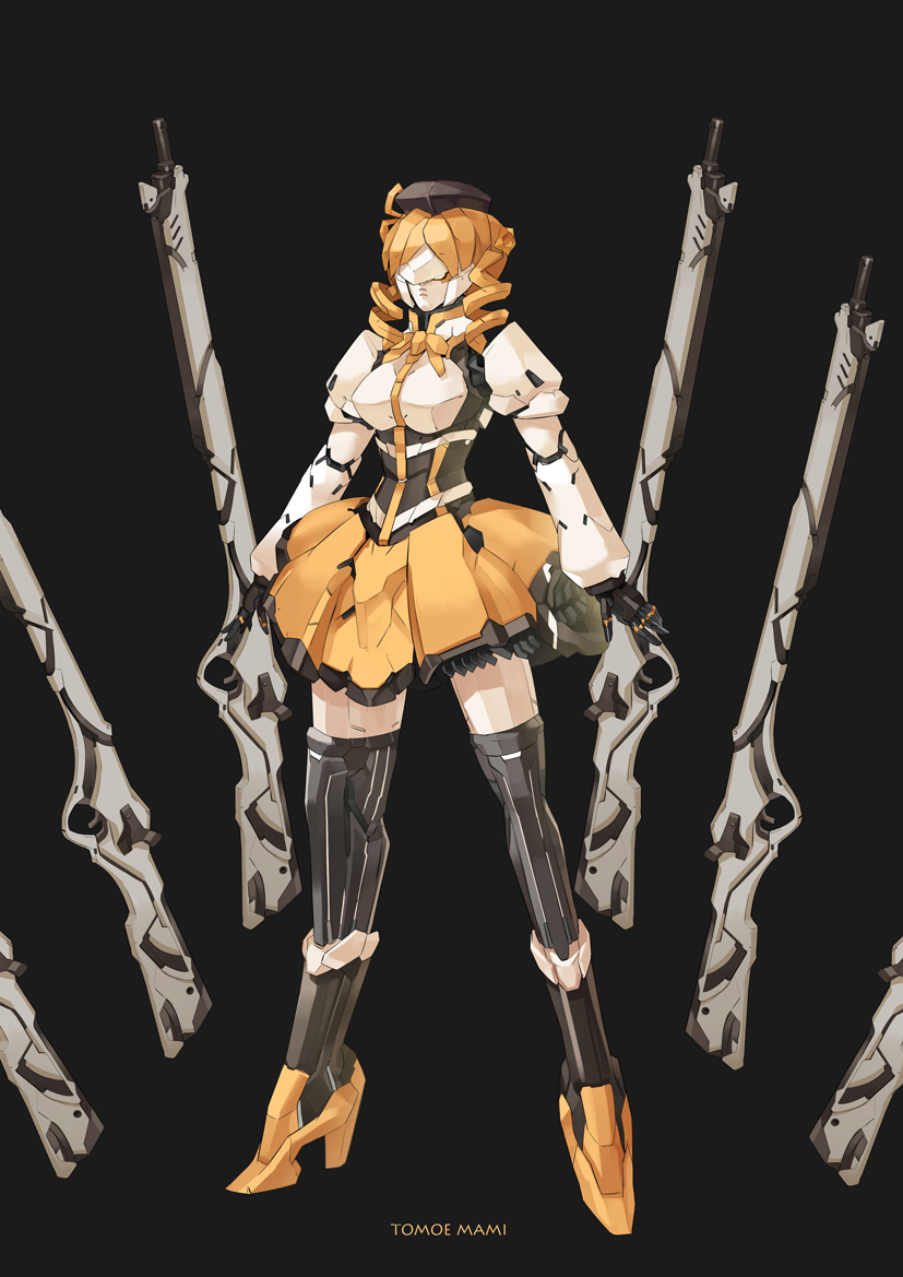 tomoe mami (mahou shoujo madoka magica and 1 more) drawn by pump_(pumpqmuq)