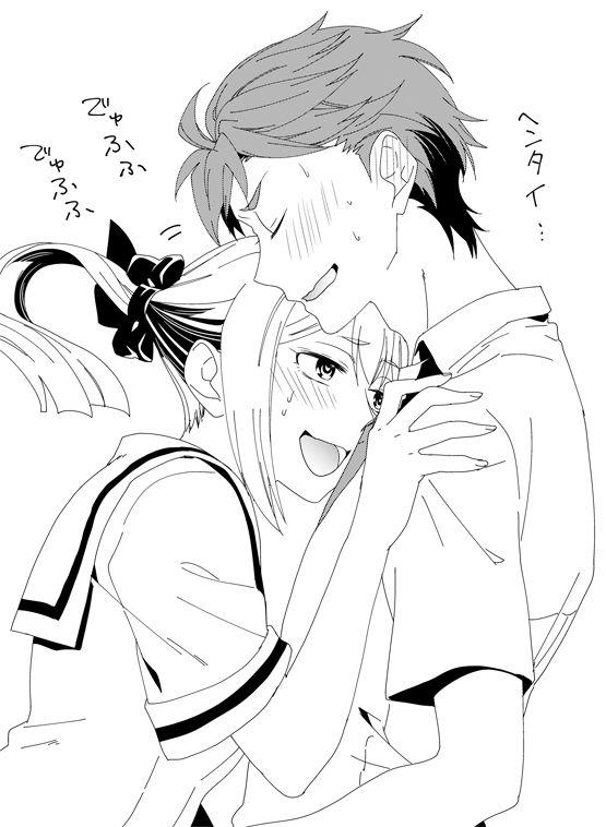 koujiro frau and yashio kaito (robotics;notes) drawn by ikuhashi_muiko