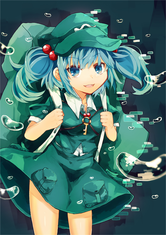 kawashiro nitori (touhou) drawn by kaio_(watagami)