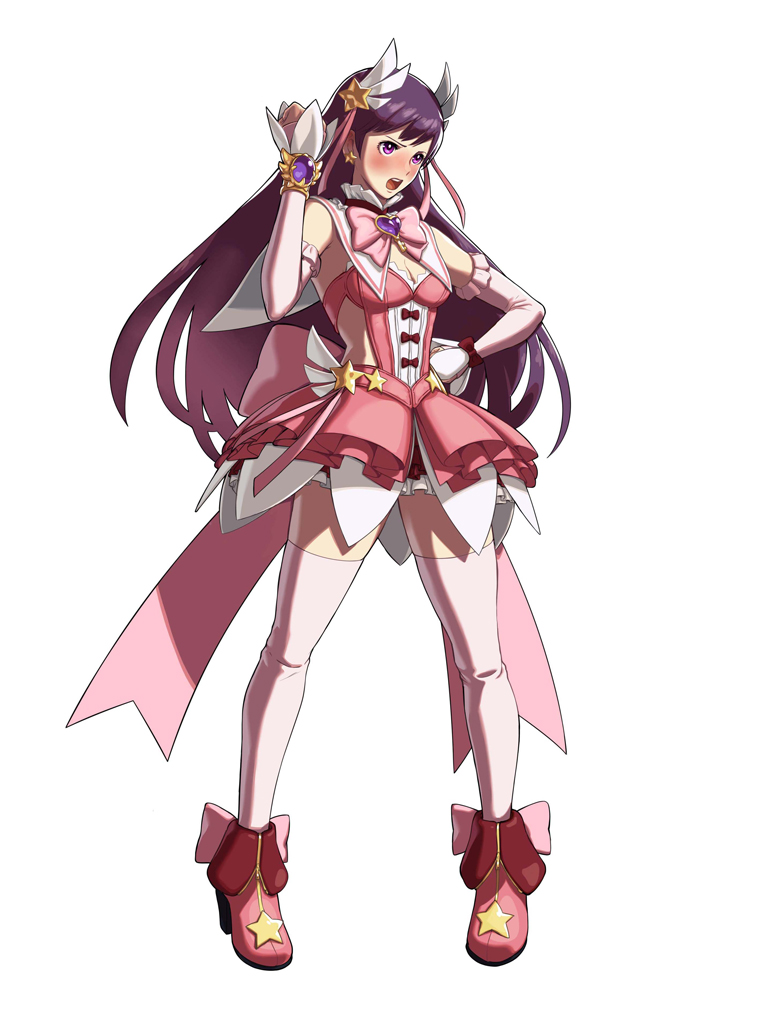 asamiya athena (the king of fighters and 2 more) drawn by ogura_eisuke