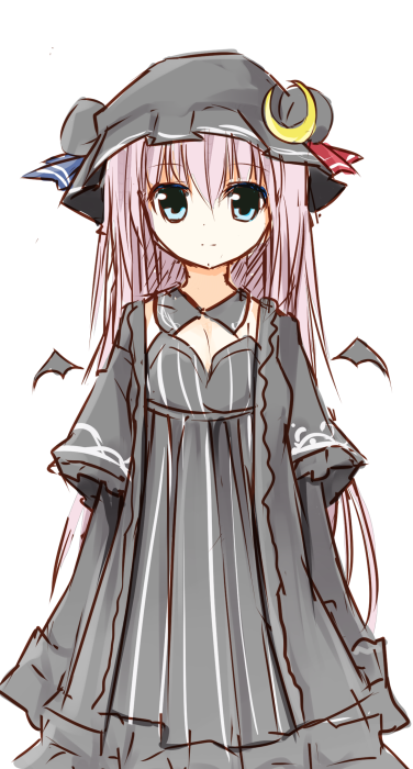 patchouli knowledge (touhou) drawn by yuuhagi_(amaretto-no-natsu)