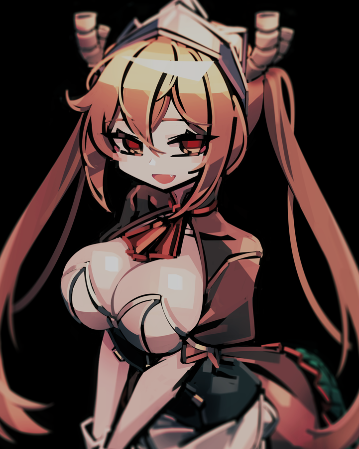tohru and reina (kobayashi-san chi no maidragon and 1 more) drawn by makaroll