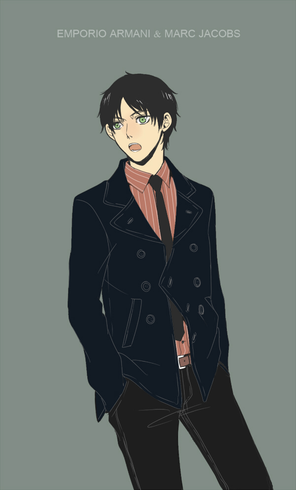 eren yeager (shingeki no kyojin) drawn by fuu_(pixiv502572)