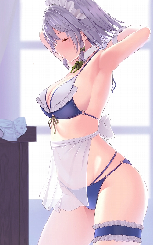 izayoi sakuya (touhou) drawn by amisu