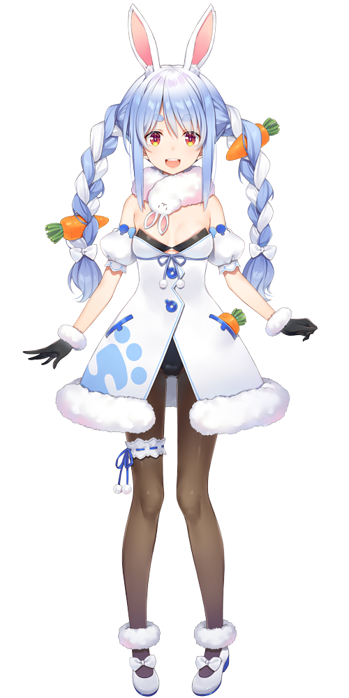 usada pekora and don-chan (hololive) drawn by yuuki_hagure