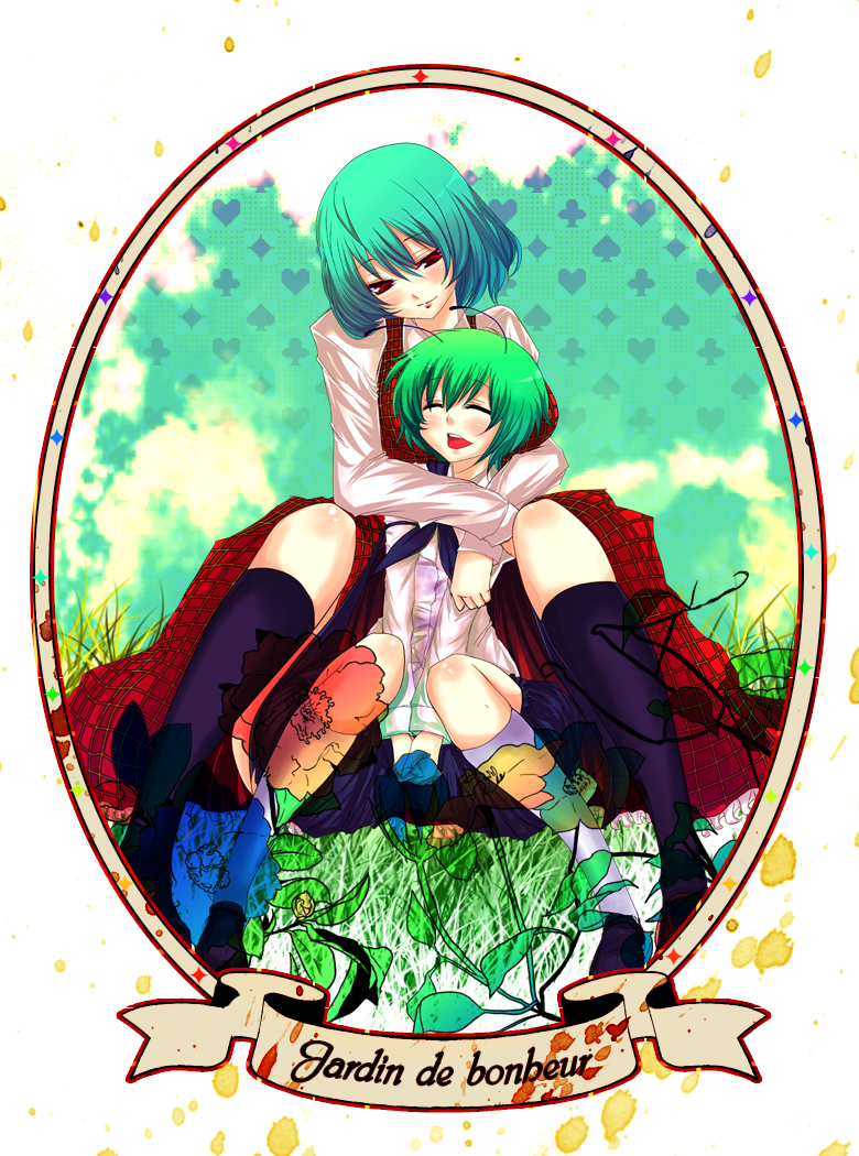 kazami yuuka and wriggle nightbug (touhou) drawn by torayamato