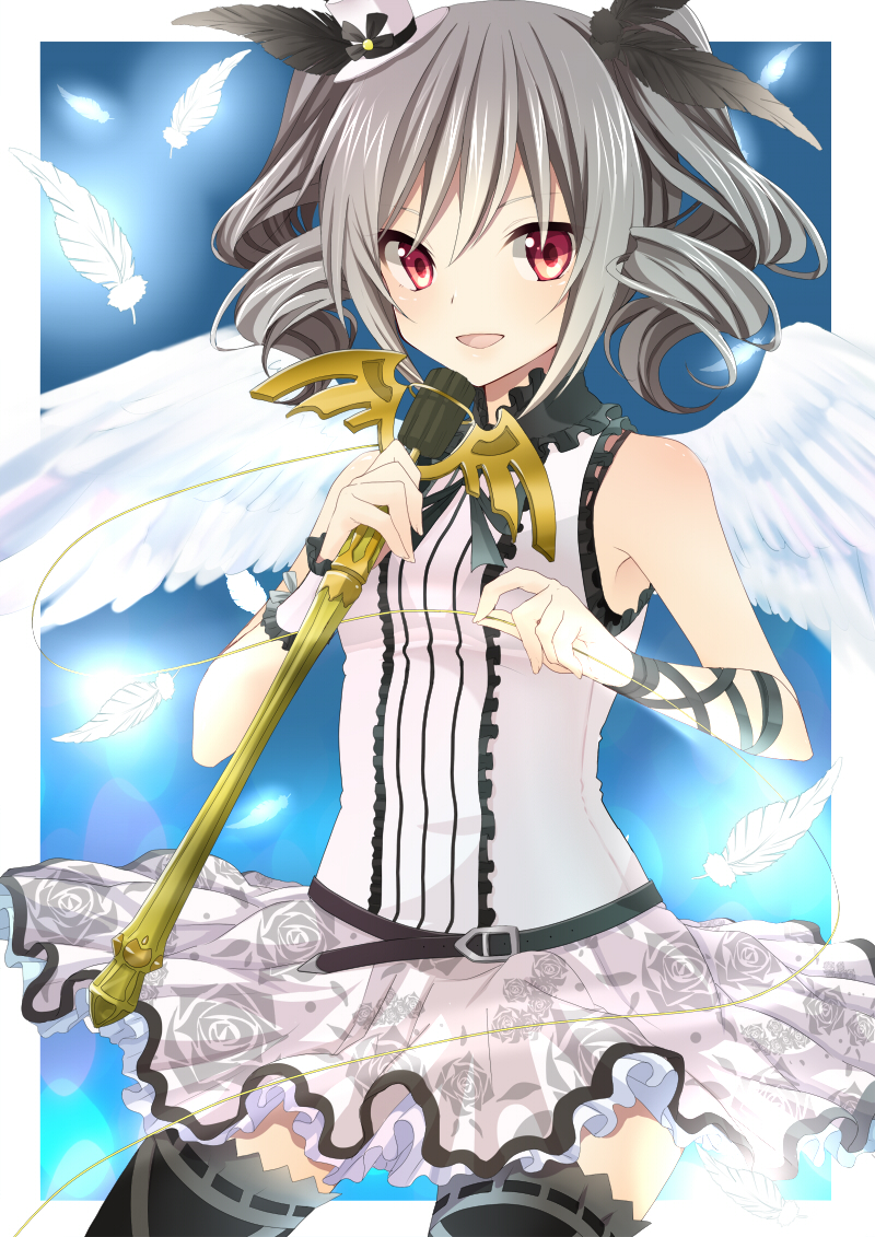 kanzaki ranko (idolmaster and 1 more) drawn by i_m_a