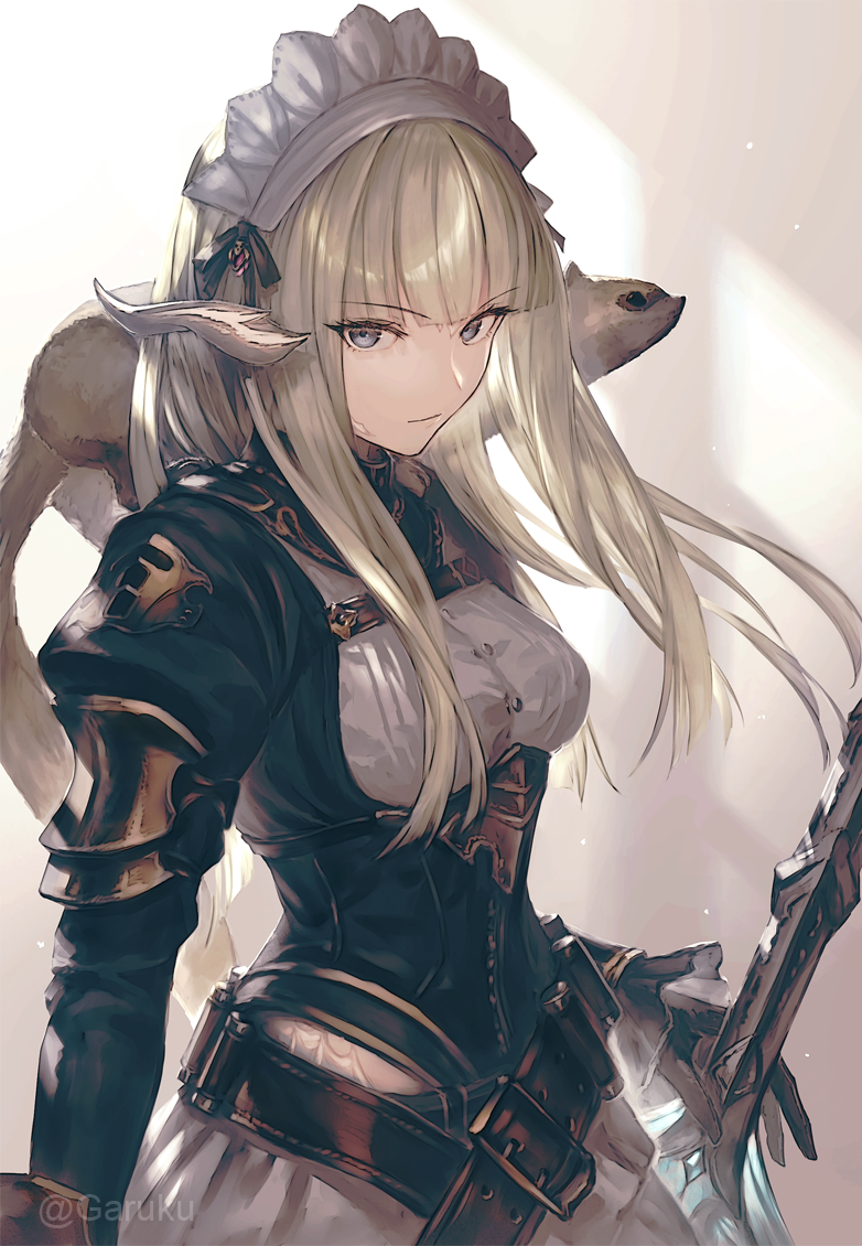 warrior of light (original and 2 more) drawn by garuku