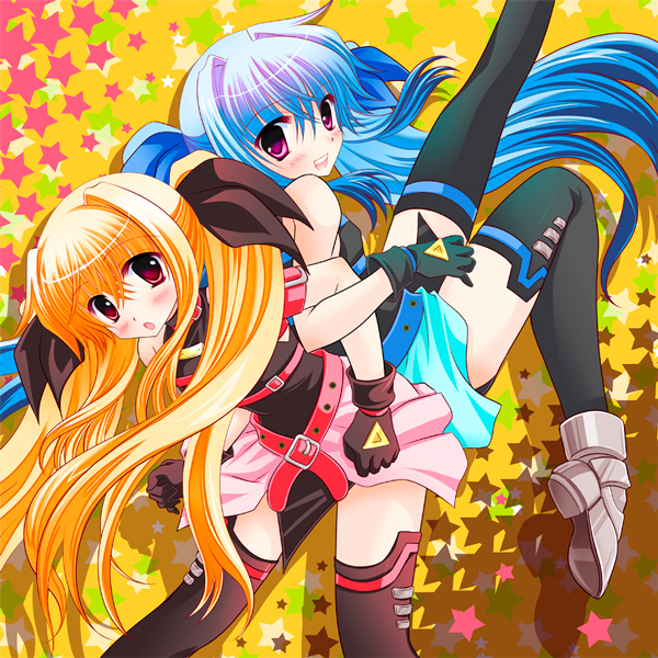 fate testarossa and levi the slasher (lyrical nanoha and 3 more) drawn by oreiro