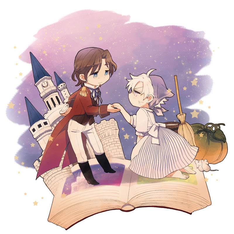 matou kariya, tohsaka tokiomi, and cinderella (fate and 2 more) drawn by asami_(highway)