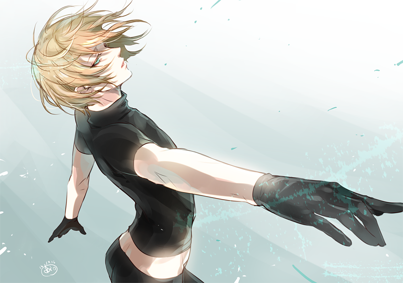 yuri plisetsky (yuri!!! on ice) drawn by doro_(sabarudoro)