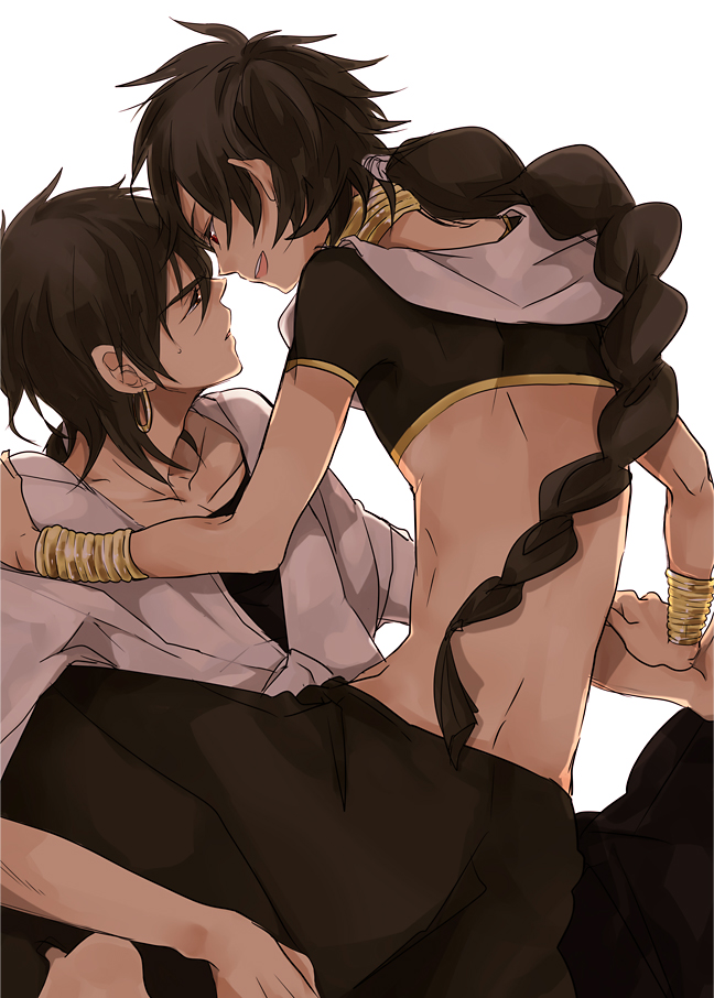 judal and sinbad (magi the labyrinth of magic) drawn by tinnybunny24