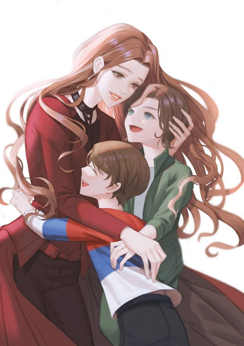 wanda maximoff, scarlet witch, tommy maximoff, and billy maximoff (marvel and 3 more) drawn by poboong123