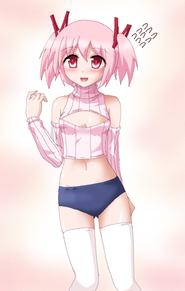 kaname madoka (mahou shoujo madoka magica) drawn by hayashiya_zankurou