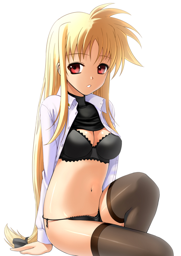 fate testarossa (lyrical nanoha and 1 more) drawn by 40010prototype