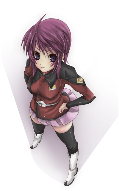 lunamaria hawke (gundam and 2 more) drawn by tawara_hiryuu