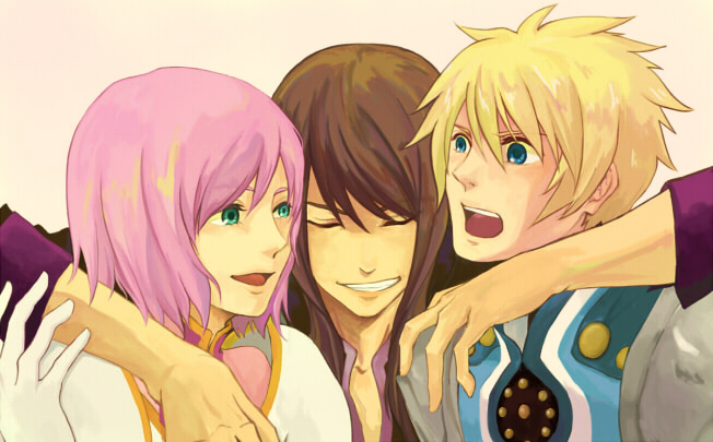 yuri lowell, estellise sidos heurassein, and flynn scifo (tales of and 1 more)
