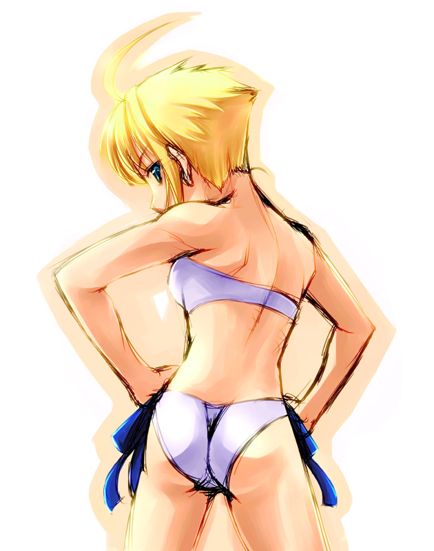 artoria pendragon and saber (fate and 1 more) drawn by uraomote