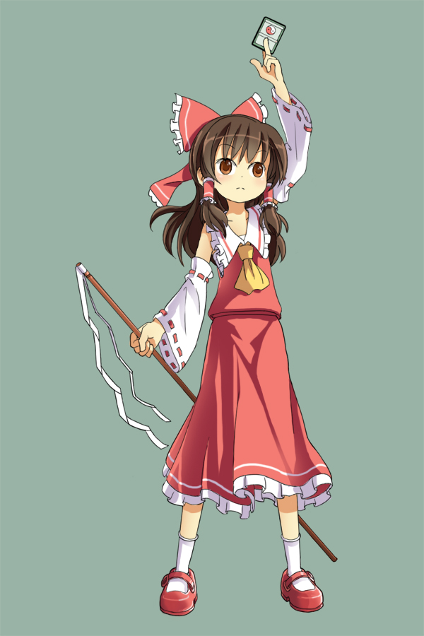 hakurei reimu (touhou and 1 more) drawn by sixten